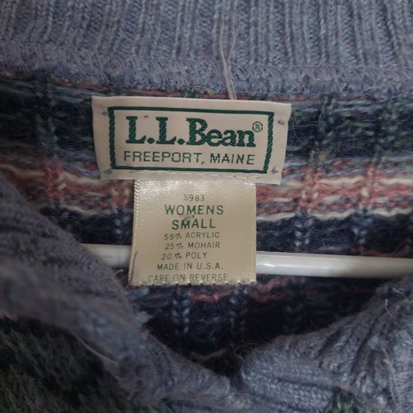 L.L. Bean Multicolor Patterned Cardigan - Picture 3 of 4